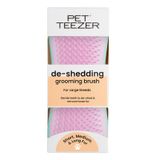 Pet Teezer De-Shedding 14.7x6.4 cm Pembe Tüy Toplayıcı Büyük Irk Köpek Bakım Fırçası