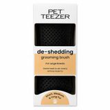 Pet Teezer De-Shedding 14.7x6.4 cm Siyah Tüy Toplayıcı Büyük Irk Köpek Bakım Fırçası