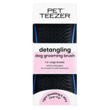 Pet Teezer Detangling Dolaşık Açıcı 14.7x6.4 cm Siyah Büyük Irk Köpek Bakım Fırçası