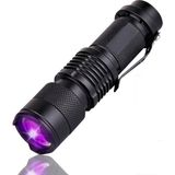 Pet Uv 395NM Mor Lamba, Ultraviyole Işık Q 5 Ledli Fener 300 Lumen Kahverengi Renkli