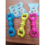 Pet Yengeç Şekilli Köpek Diş Kaşıma Isırma Aparatı Köpek Kemiği 12 cm X 3 ADET (TÜM IRKLARA UYGUN) - Sarı