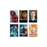 peta kitap Set Ronaldo - Messi - Mbappé - Salah - Haaland - Rüya Takımı Boyama (POS. VE AYRAÇ HEDİYE)
