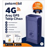 Peta Mobil PT-500 Simkartlı Kablosuz Mıknatıslı Gps Araç Takip CIHAZI|2025 Model Şarjlı | Gerçek Zamanlı Takip