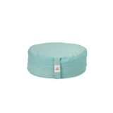 PETARYA Göl Mavisi Zafu Karabuğday Kabuğu Dolgulu Meditasyon Minderi Yoga Yastığı 35 x 12 cm