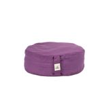 PETARYA Mor Zafu Karabuğday Kabuğu Dolgulu Meditasyon Minderi Yoga Yastığı 35 x 12 cm