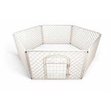 PetButik Pet Butik Plastik Köpek Oyun Bahçesi Çiti 6'lı Panel 90x60 Cm