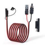 PETCHOR 10AWG Güneş Paneli - SAE Adaptör Kablosu, SAE Polariteli 10FT Güneş Paneli Uzatma Kablosu, RV, Güneş Panelleri, Karavan, Pil Şarj Cihazı için Ters Adaptör