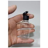 Petçi cam salih 100 Adet Boş Şişe siyah damla kapaklı Kolonya Şişesi Doldurulabilir Cep Plastik Parfüm Şişesi 50 ml