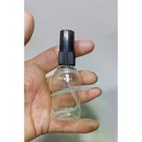 Petçi cam salih 100 Adet Boş Şişe Spreyli Kolonya Şişesi Doldurulabilir Cep Plastik Parfüm Şişesi 50 Ml 8697431709759