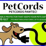 Petcords mini 6 ft köpek ve kedi kordon Protector-protects evcil hayvan Kauen ladekabel. fits-iPhone, Android ve diğer USB-Kablosu, Katzenstreu, kokusuz, kokusuz