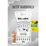 Petefor 20 Lt Aktif Karbonlu Kedi Kumu