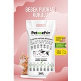 Petefor 20 Lt Bebek Pudralı Kedi Kumu