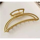 Petek Aksesuar 11,5 cm Büyük Metal Mandal Toka Kadınlar için Altın Renk Modern Tasarım