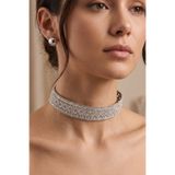 PETEK AKSESUAR FULL TAŞLI TASMA CHOKER KOLYE