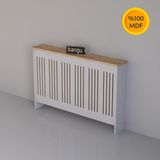 Petek Kaplama Dresuar ( 120 cm ) Petek Önü Kapatma Petek Kaplama BPKM002 - Atlantik Çam - Beyaz