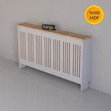 Petek Kaplama Dresuar ( 140 cm ) Petek Önü Kapatma Petek Kaplama BPKM002 - Atlantik Çam - Beyaz