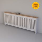 Petek Kaplama Dresuar ( 200 cm ) Petek Önü Kapatma Petek Kaplama BPKM002 - Atlantik Çam - Beyaz
