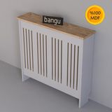 Petek Kaplama Dresuar ( 80 cm ) Petek Önü Kapatma Petek Kaplama BPKM002 - Atlantik Çam - Beyaz