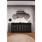 Petek Kaplama Modern Radyatör Kapatma Ünitesi Ön Panel MDF Tasarım İç ölçü 156 cm Dış Ölçü 160 cm