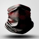 Petek Motorcu Bandana Maske Outdoor Boyunluk Unisex Siyah