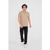 Petek Süprem Polo Yaka Trender Erkek T-Shirt 2326 VİZON