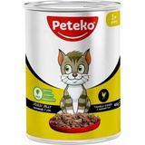 Peteko 12x400 gr Jöleli Tavuklu Yetişkin Kedi Yaş Maması