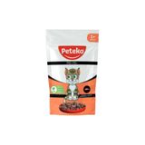 PETEKO 24 ADET JÖLELİ PARÇA ETLİ YETİŞKİN KEDİ YAŞ MAMASI SOMONLU