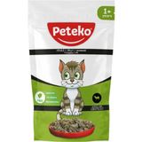 Peteko Kuzulu Yetişkin Kedi 24x85 gr Yaş Mama