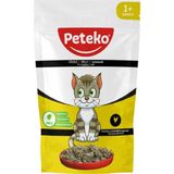 Peteko Tavuklu Yetişkin Kedi 24x85 gr Yaş Mama