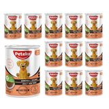 Peteko Yetişkin Köpek Somonlu ve Jöleli Konserve Mama 400 Gr x 12 adet