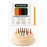 Petekoğlu (12 Adet) Renkli Balmumu Mum Doğal Petek Pasta Parti Mumu Doğum Günü Nişan Kına Gecesi Beeswax Cand