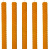 Petekoğlu (5 Adet) Şamdan Mumu (21X2CM) Doğal Petek Balmumu Seti Beeswax Bal Mumu Mum Özel Dekor - Çok Renkli