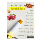 Petekoğlu Doğal Dudak Balm Kremi Propolis Bal Tarçın Sarı Kantaron Vanilya Shea Hindistan Cevizi Nar Çekirdeği