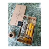Petekoğlu Sertifikalı Palo Santo Adaçayı Tütsü Tealight Mum Doğal Petek Balmumu Mum Seti