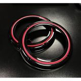 Peteksiz Kırmızı Neon Işıklı 20CM Midrange ve Hoparlör Kapağı 1takım 2ADET Hoparlörünüz Görünür