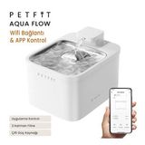 Petfit Aqua Flow 4L Çelik Hazne Wi-Fi Bataryalı Akıllı Otomatik Kedi Köpek Su Pınarı Su Çeşmesi Su Şelalesi (Ultra Sessiz+UV Filtre+Akıllı Sensör)