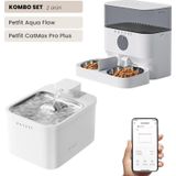 Petfit Aqua Flow WiFi Akıllı Kedi Köpek Su Pınarı +Petfit CatMax Pro Plus 5L WiFi Akıllı Otomatik Mama Kabı