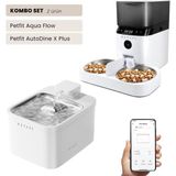 Petfit Aqua Flow WiFi Akıllı Otomatik Kedi Köpek Su Pınarı+Petfit AutoDine X Plus 5L Akıllı Otomatik Mama Kabı