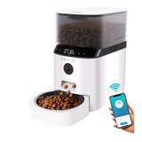 Petfit Autodine x 5l Wi-Fi Kameralı Akıllı Otomatik Kedi Köpek Mama Kabı Besleme Ünitesi (Sesli Komut+Çelik Kase+App Kontrol) - Beyaz