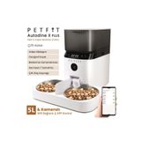 Petfit AutoDine X Plus 5L Wi-Fi Kameralı Çift Kase Akıllı Otomatik Kedi Köpek Mama Kabı Besleme Ünit