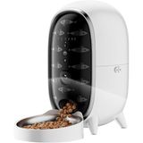 PETFIT Meow Pure Akıllı Otomatik Kedi Mama Kabı, 3L Kapasiteli, WiFi Kameralı, Mobil Uygulama Kontrollü, Sesli Komutlu, Beyaz