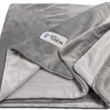 PetFusion Premium X-Large Köpek Battaniyesi (60x48). Ters çevrilebilir gri mikro pelüş. [%100 polyester yumuşak]