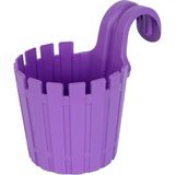 PetGrow Plastik Akasya Tekli Kolay Askı Saksı - Mor
