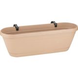 PetGrow Plastik Nergiz Balkon Saksı-50 - Krem