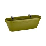 PetGrow Plastik Nergiz Balkon Saksı-50 - Yeşil