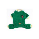 Peti Tailor Köpek Kıyafeti Polar Tulum Green Color Cherry