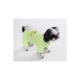 Peti Tailor Köpek Tulumu Dört Bacaklı Neon Yeşil Süprem Esnek DokuluKüçük Ve Orta Irk Kedi Kıyafeti