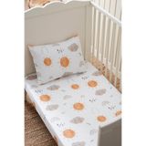 Petille Organik Bebek Lastikli Çarşaf (90x190+20) Sunshine