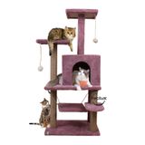 Petilux Salıncaklı Yuvalı Jüt İpli Welsoft Kedi Evi ve Oyun Platformu