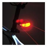 Petinka® Çok Fonksiyonlu Pilli Bisiklet Led Lazer Işığı Arka Stop Lambası